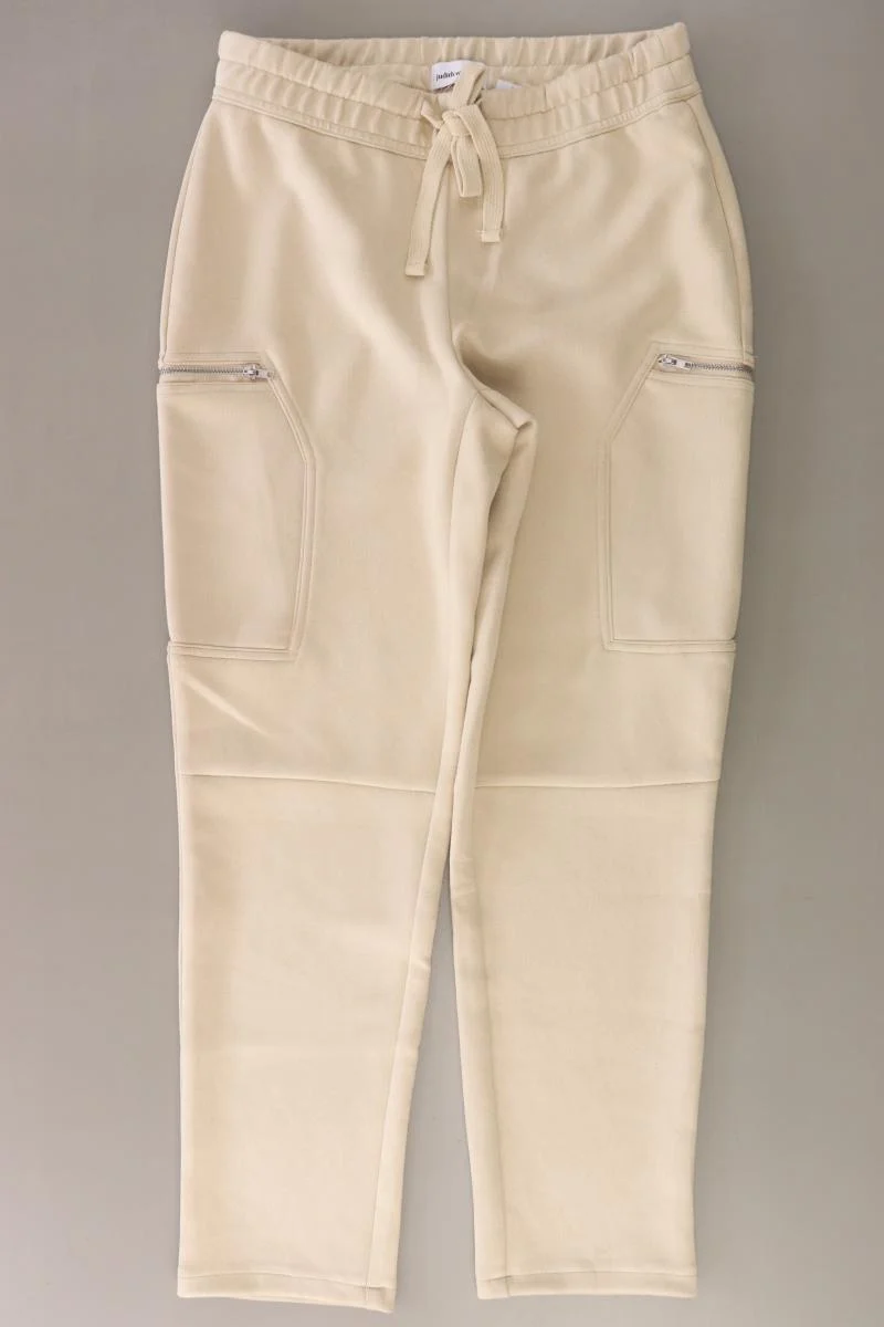 Judith Williams Cargohose Gr. Kurzgröße 18 neuwertig creme aus Polyester