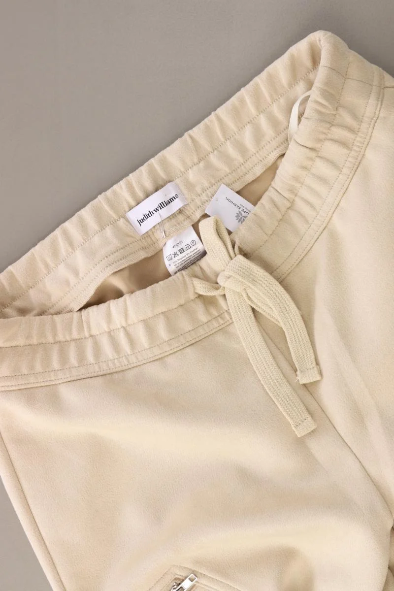 Judith Williams Cargohose Gr. Kurzgröße 18 neuwertig creme aus Polyester