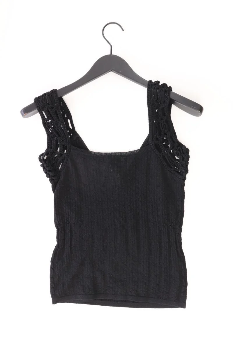 Mango Trägertop Gr. S Vintage schwarz aus Viskose