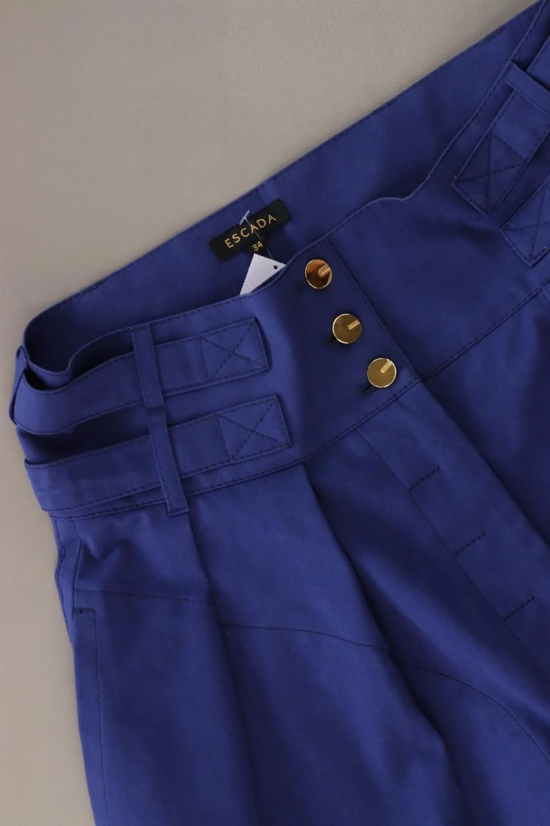 Escada Shorts Gr. 34 Vintage blau aus Baumwolle