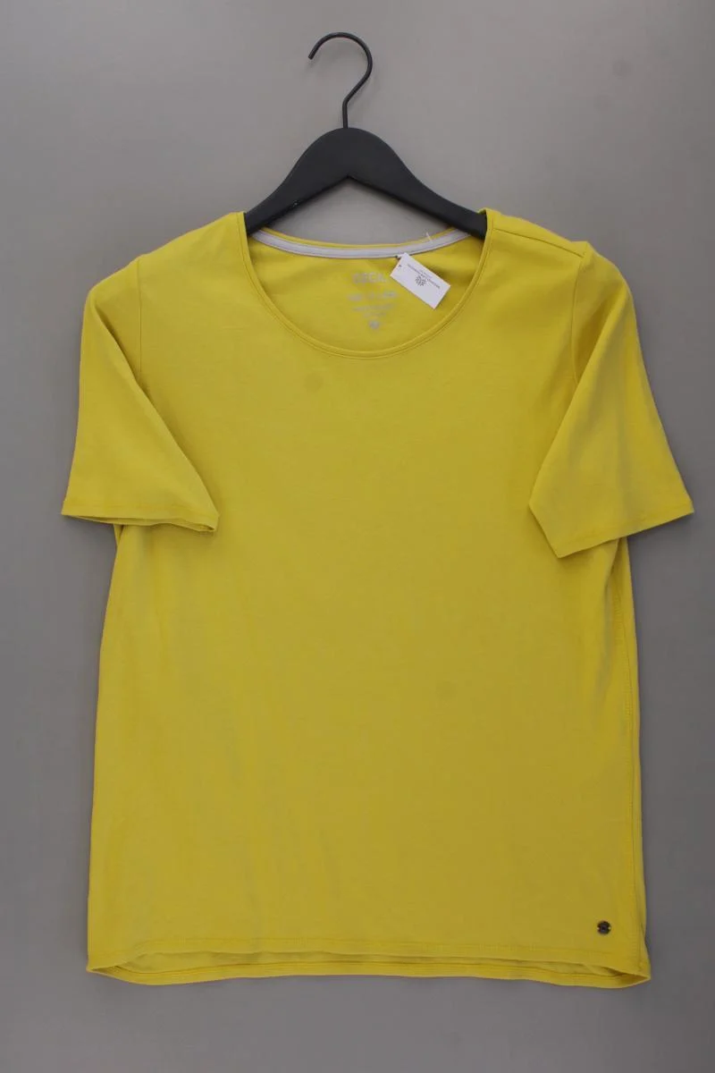 Cecil T-Shirt Gr. L Kurzarm gelb aus Baumwolle