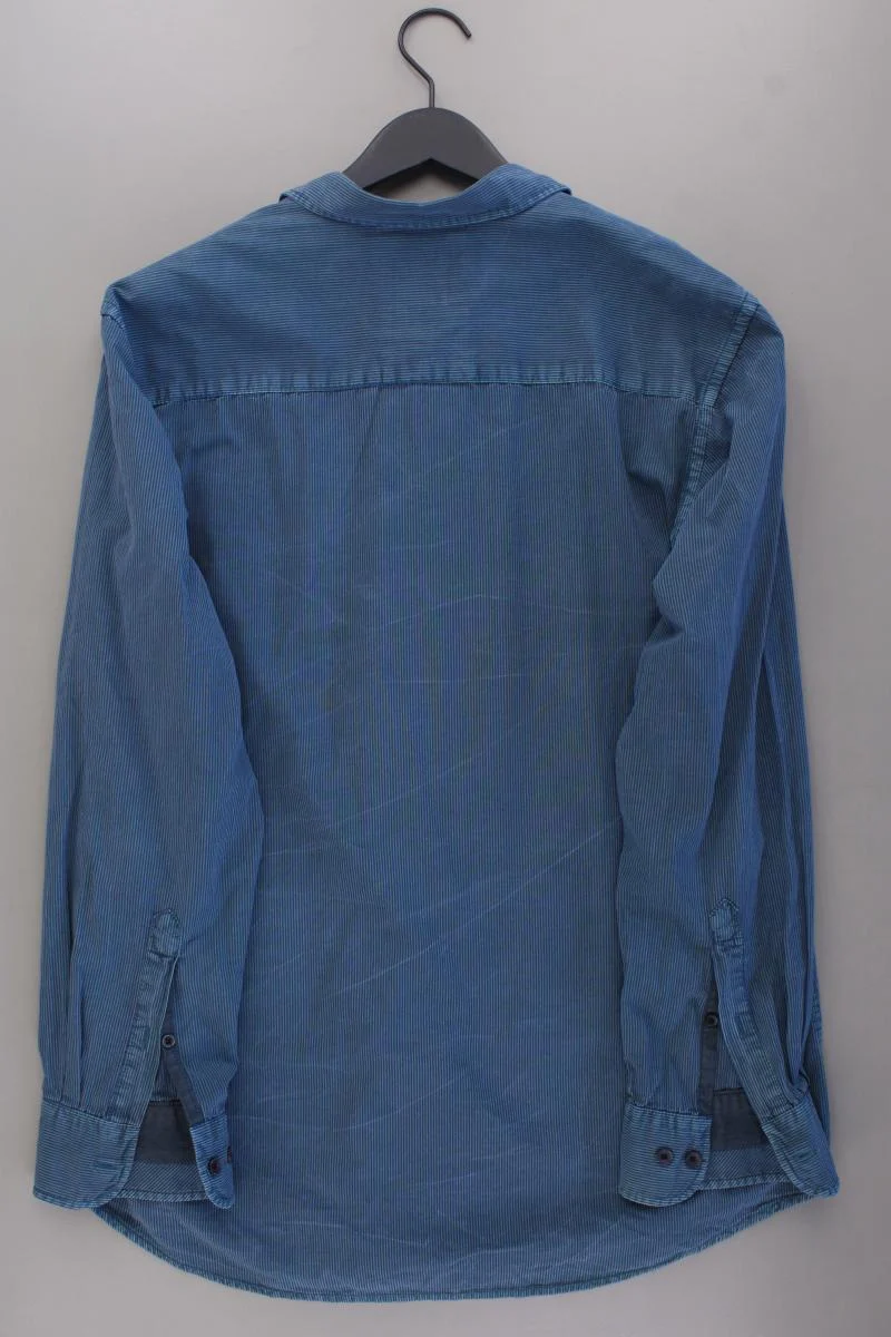 Engbers Langarmhemd für Herren Gr. XL gestreift blau