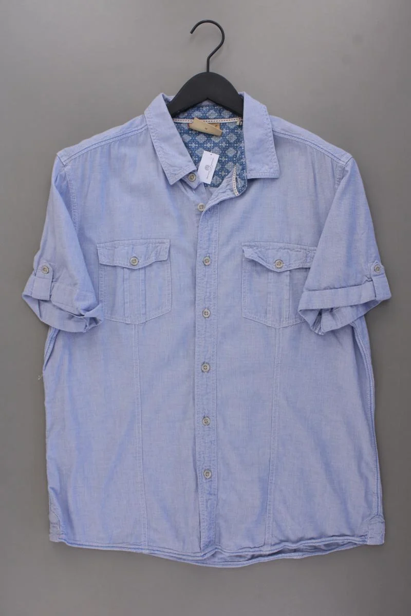 edc by Esprit Kurzarmhemd für Herren Gr. XL blau