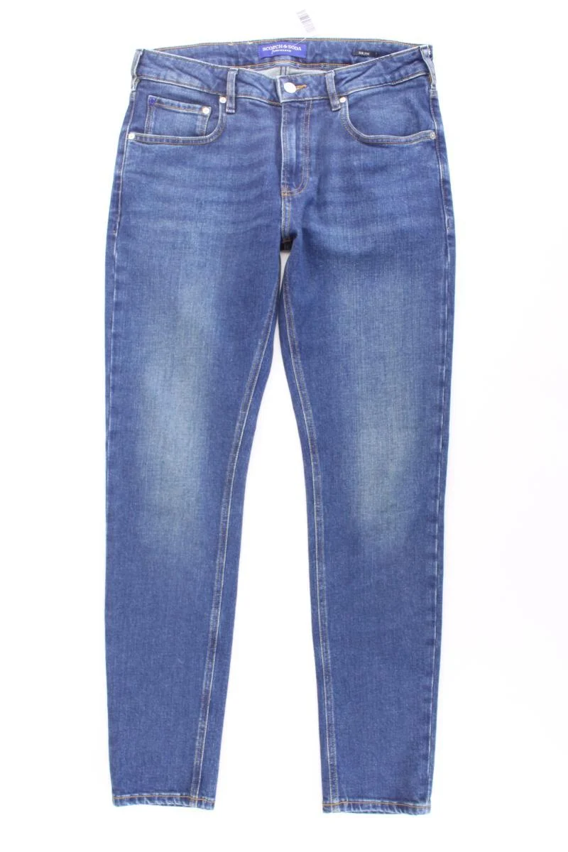 Scotch & Soda Skinny Jeans für Herren Gr. W32/L32 neuwertig blau aus Baumwolle