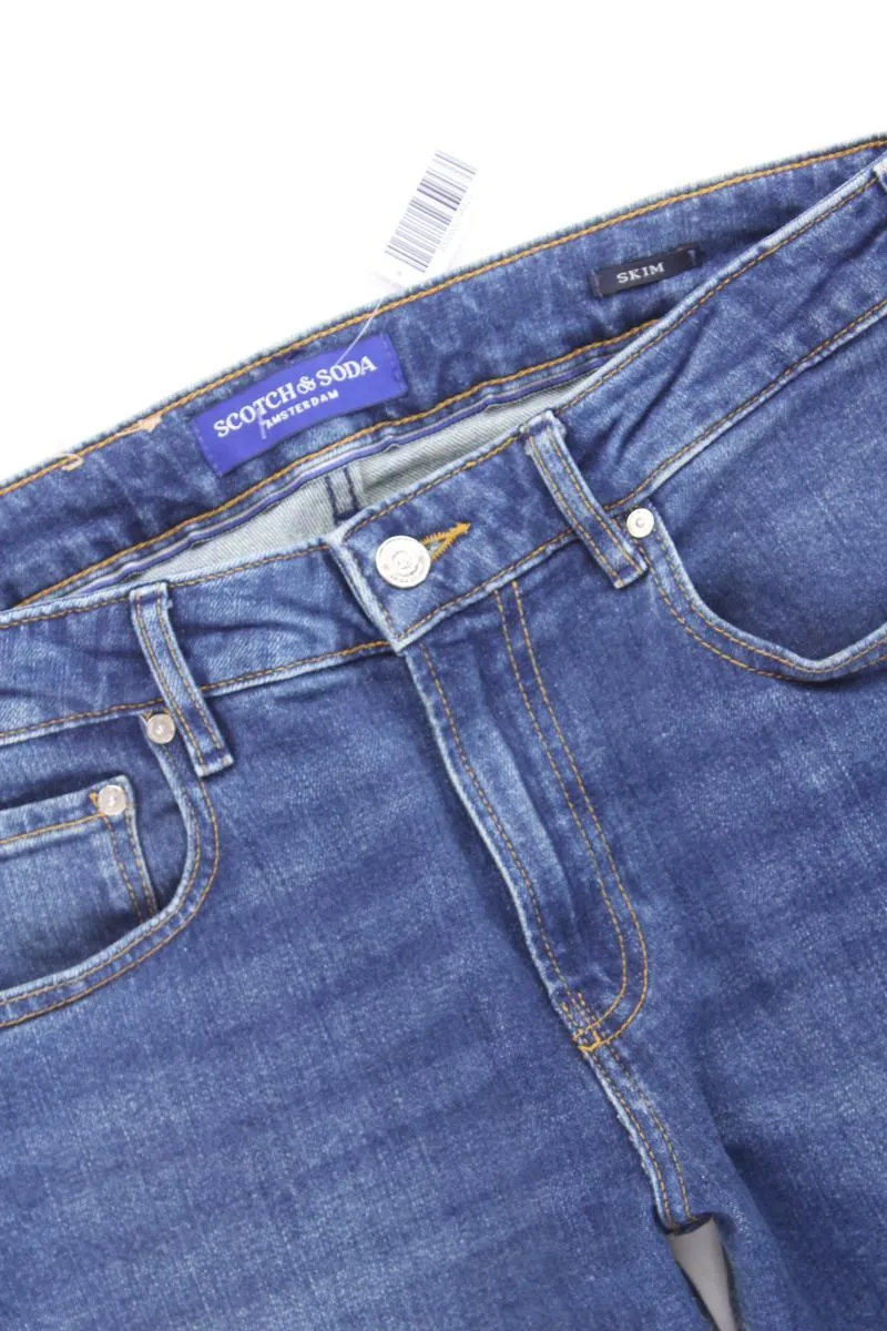 Scotch & Soda Skinny Jeans für Herren Gr. W32/L32 neuwertig blau aus Baumwolle