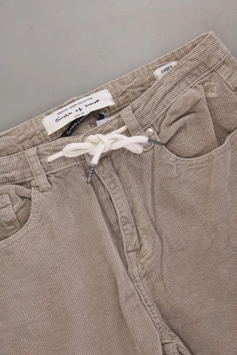 Circle of Trust Cordhose Gr. W27 Modell Amber Rib grau aus Baumwolle