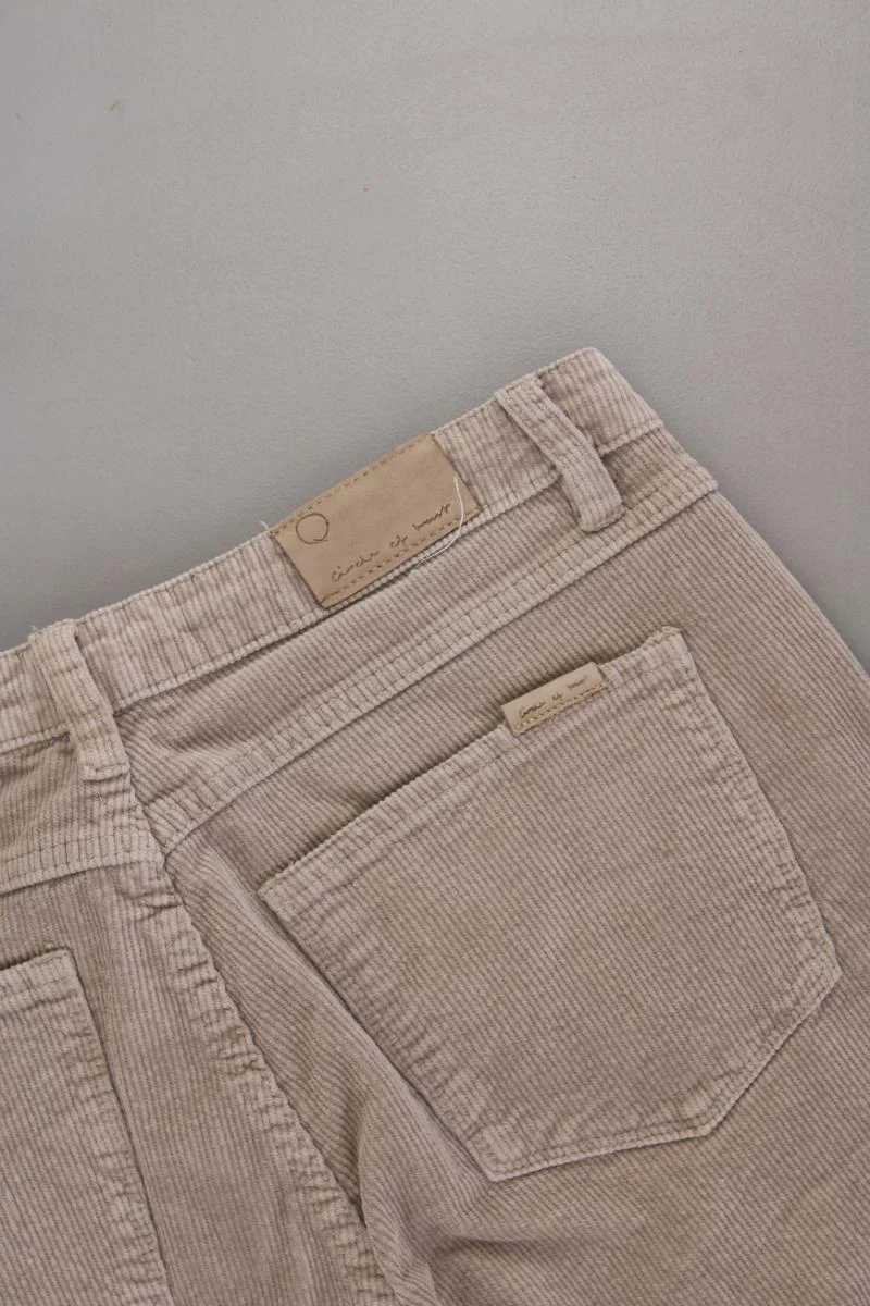 Circle of Trust Cordhose Gr. W27 Modell Amber Rib grau aus Baumwolle