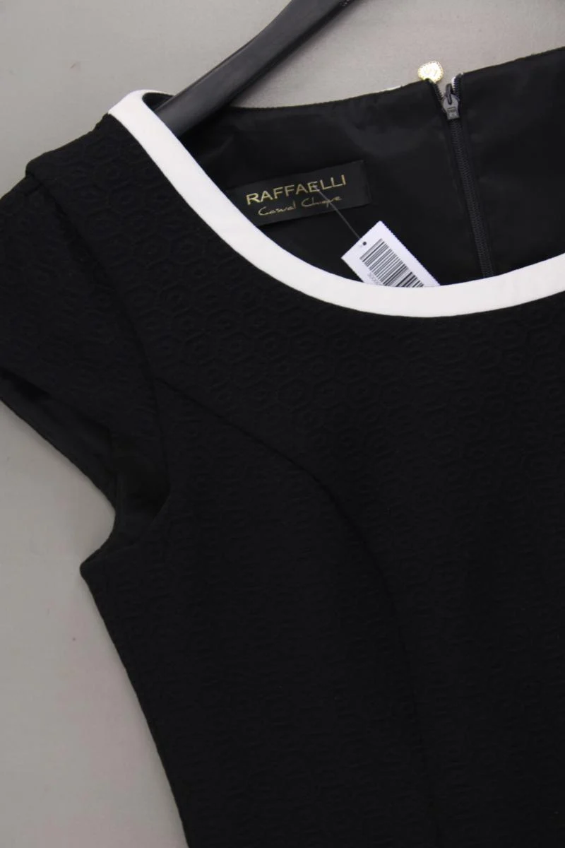 Linea Raffaelli Etuikleid Gr. 40 Kurzarm schwarz aus Polyamid