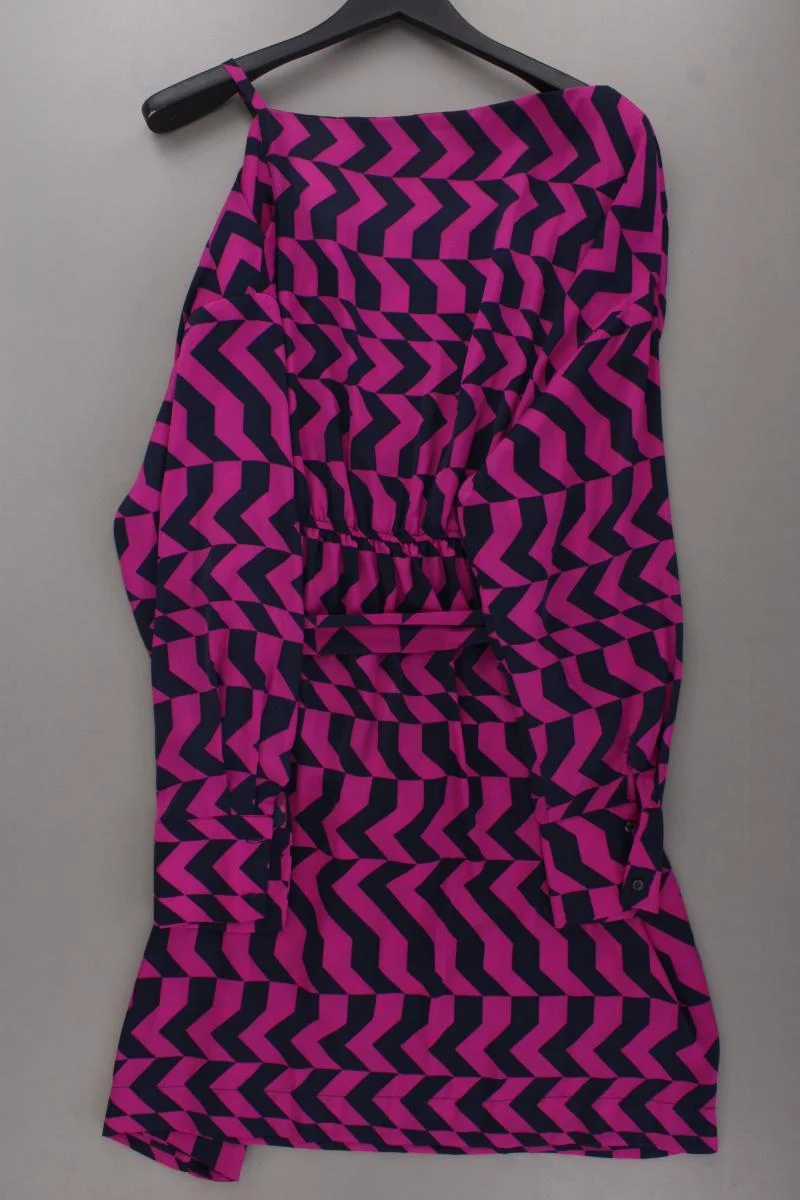 FIFTH HOUSE Langarmkleid Gr. 42 geometrisches Muster lila aus Polyester