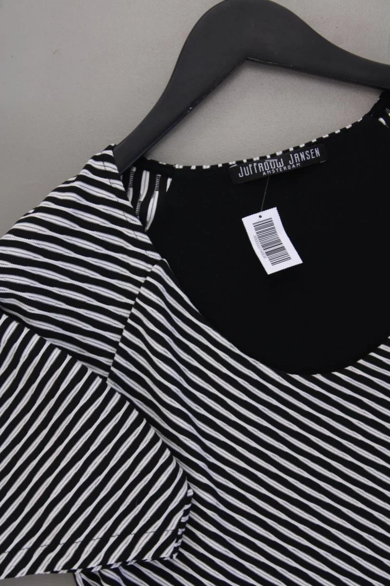 Juffrouw Jansen Amsterdam Bleistiftkleid Gr. XL gestreift Kurzarm grau