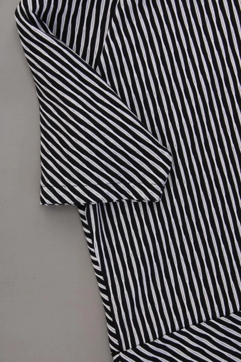 Juffrouw Jansen Amsterdam Bleistiftkleid Gr. XL gestreift Kurzarm grau