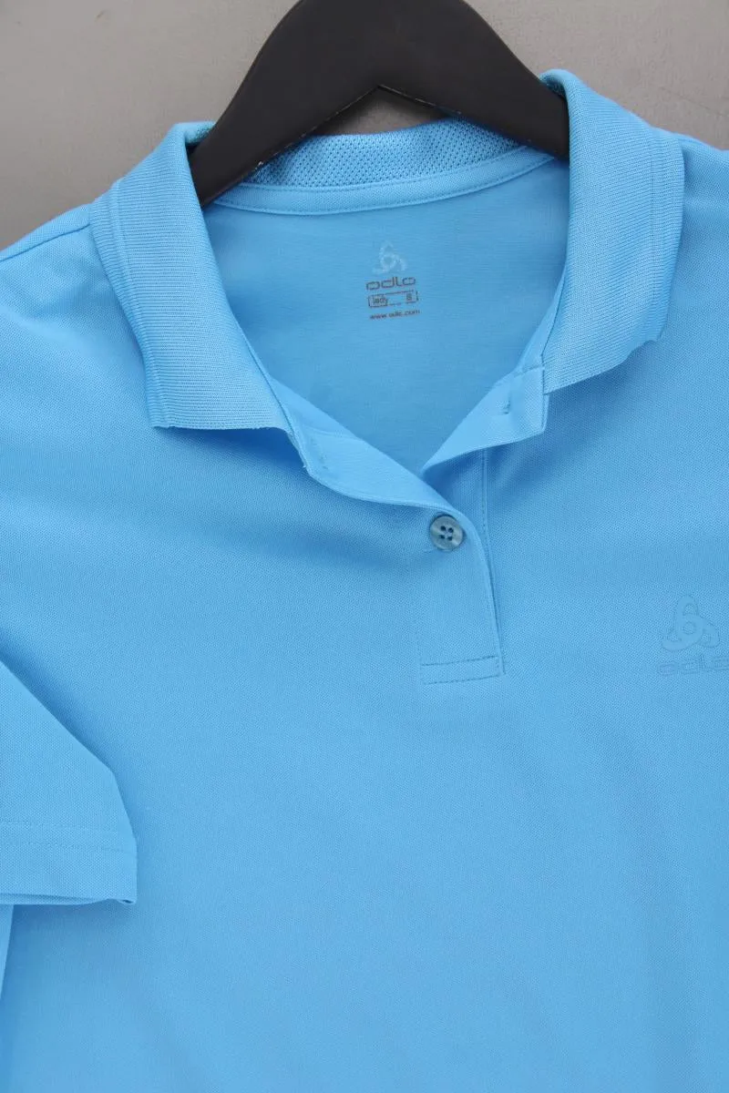 Odlo Poloshirt Gr. S neuwertig Kurzarm türkis aus Polyester