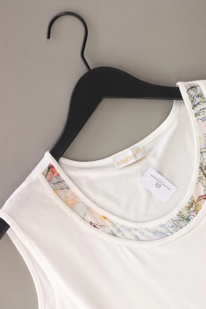 Atelier GS Trägertop Gr. Kurzgröße 23 weiß aus Viskose