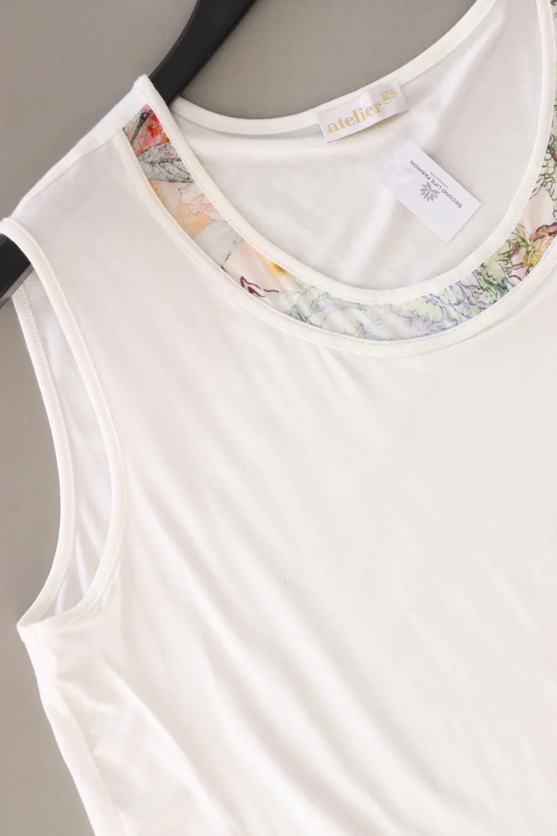 Atelier GS Trägertop Gr. Kurzgröße 23 weiß aus Viskose