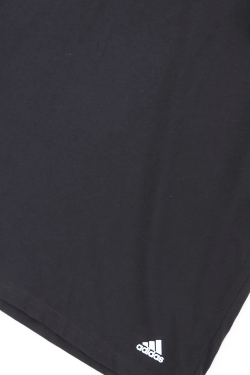 Adidas T-Shirt für Herren Gr. XL Kurzarm schwarz