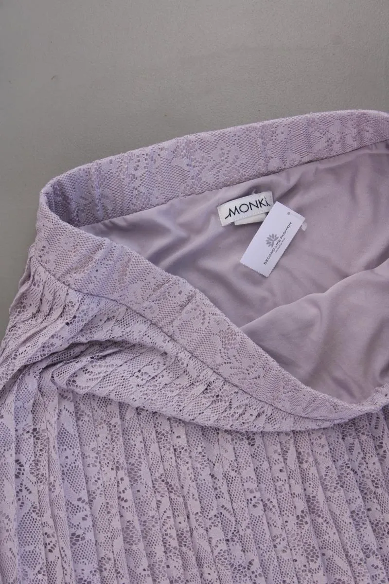 Monki Stretchrock Gr. M lila aus Polyester