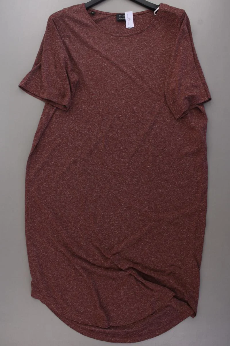 Selected Femme Kurzarmkleid Gr. XXL rot aus Polyester