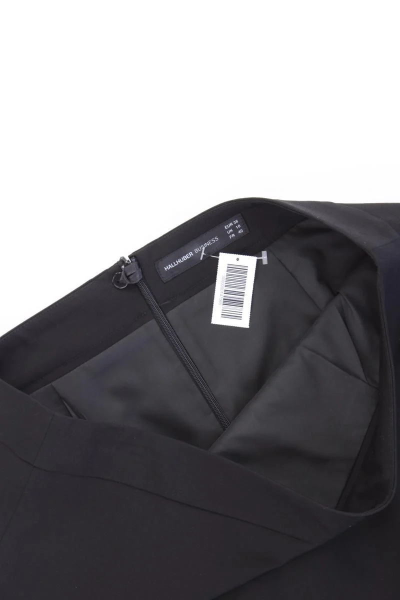Hallhuber Bleistiftrock Gr. 38 schwarz aus Polyester