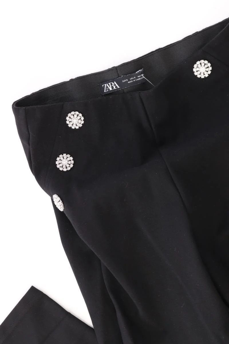Zara Stretchhose Gr. S schwarz aus Viskose