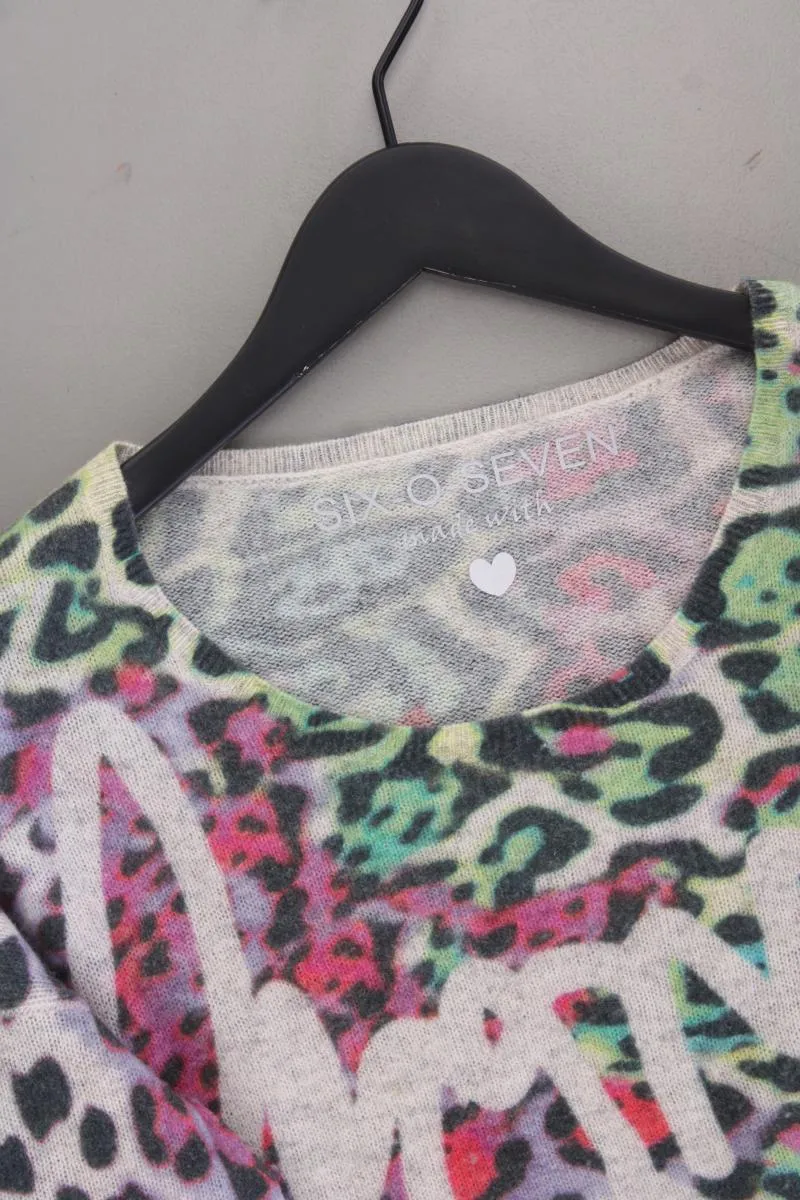 Six-O-Seven Wollpullover Gr. 38 mit Tierdruck mehrfarbig