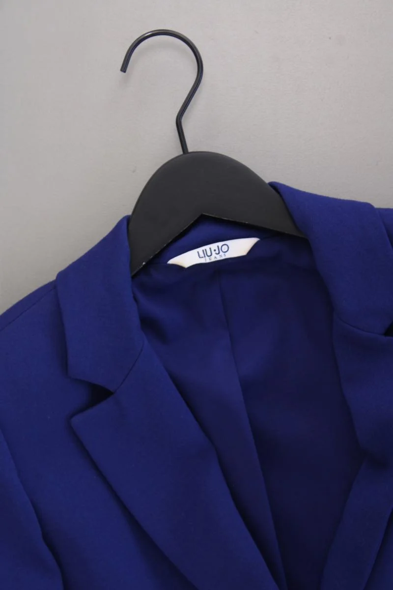 Liu Jo Classic Blazer Gr. IT 48 (L) blau aus Viskose