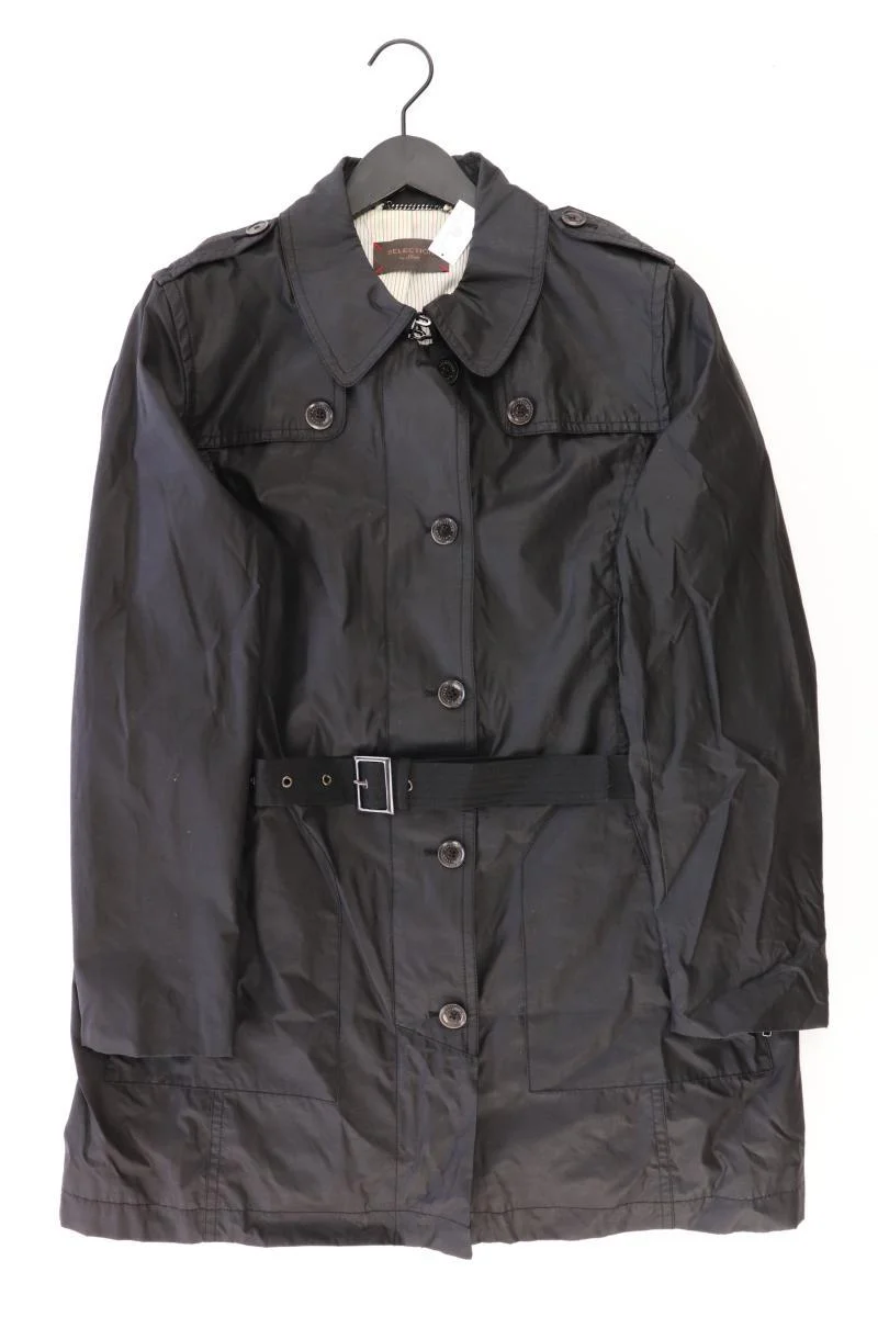 Selection by s.Oliver Mantel Gr. 44 schwarz aus Baumwolle