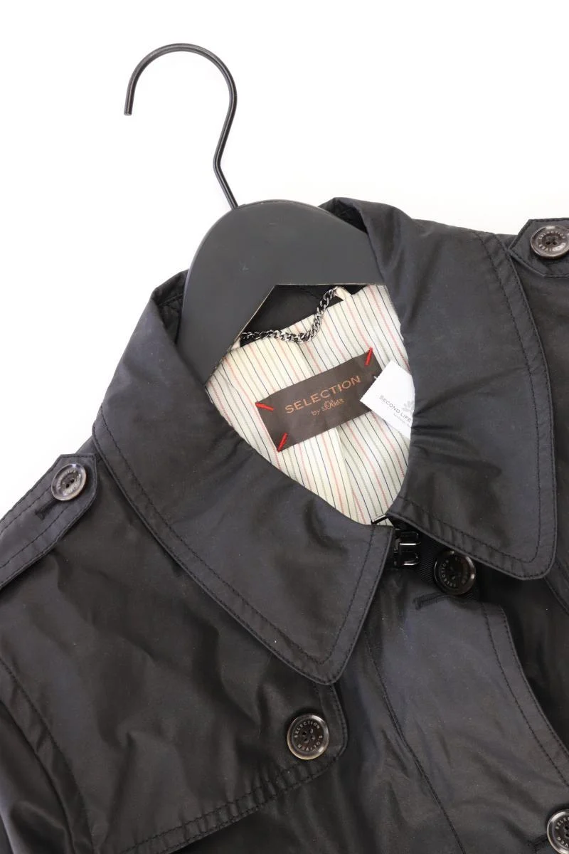Selection by s.Oliver Mantel Gr. 44 schwarz aus Baumwolle