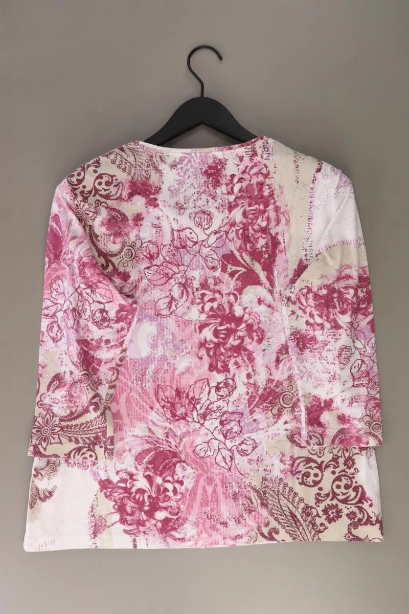 Adagio Printshirt Gr. 46 3/4 Ärmel pink aus Baumwolle