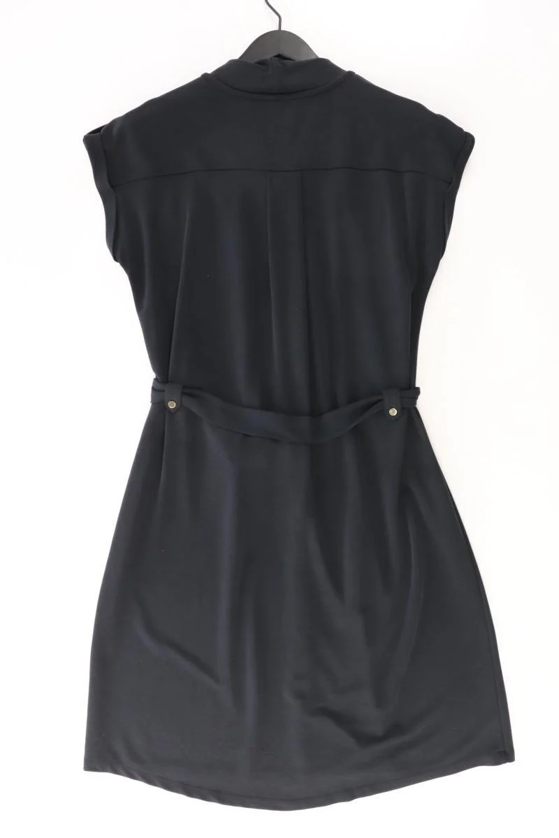 Summum Kurzarmkleid Gr. L neuwertig mit Gürtel schwarz aus Modal