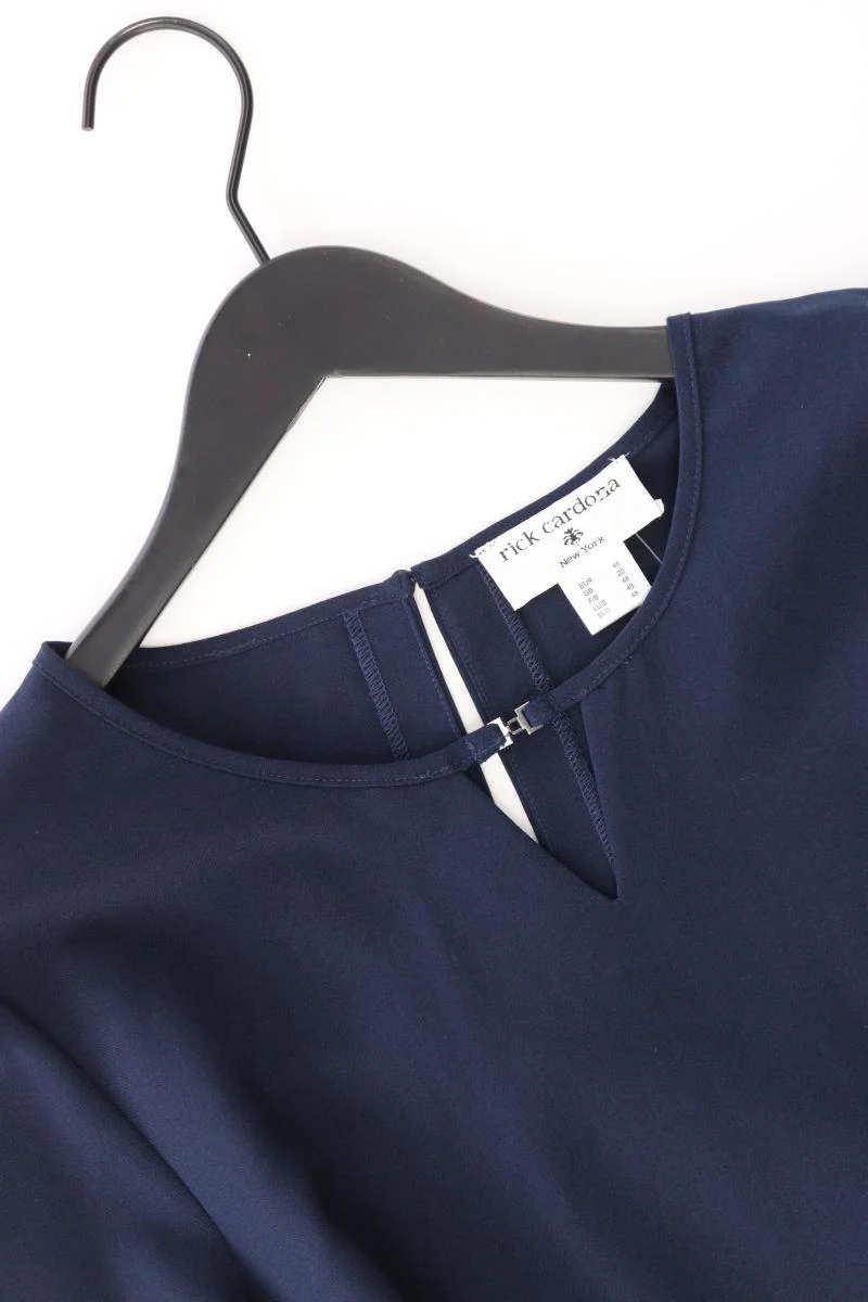 rick cardona Etuikleid Gr. 46 Langarm blau aus Polyester