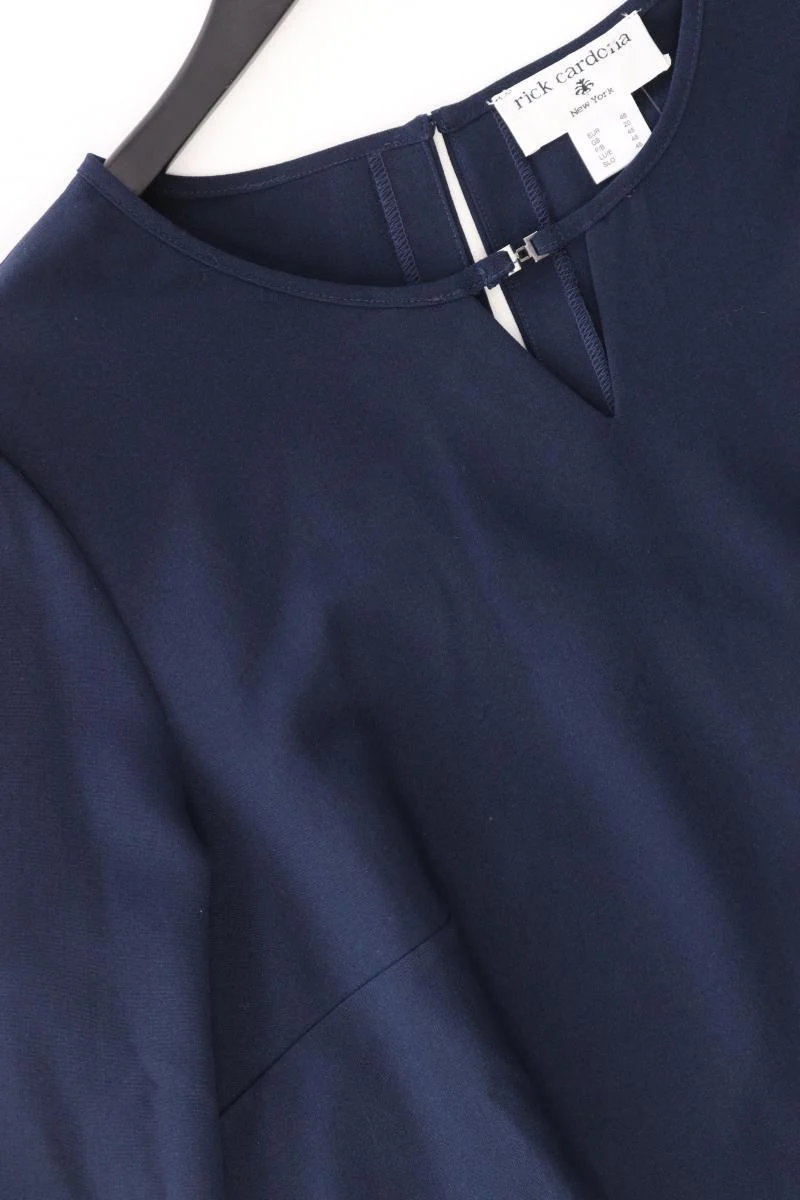 rick cardona Etuikleid Gr. 46 Langarm blau aus Polyester