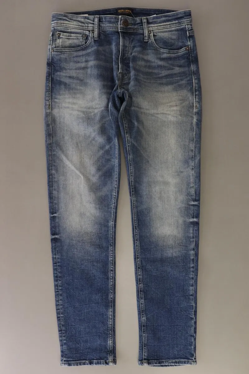 Jack & Jones Straight Jeans für Herren Gr. W32/L32 blau aus Baumwolle