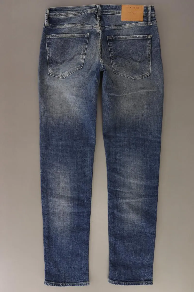 Jack & Jones Straight Jeans für Herren Gr. W32/L32 blau aus Baumwolle