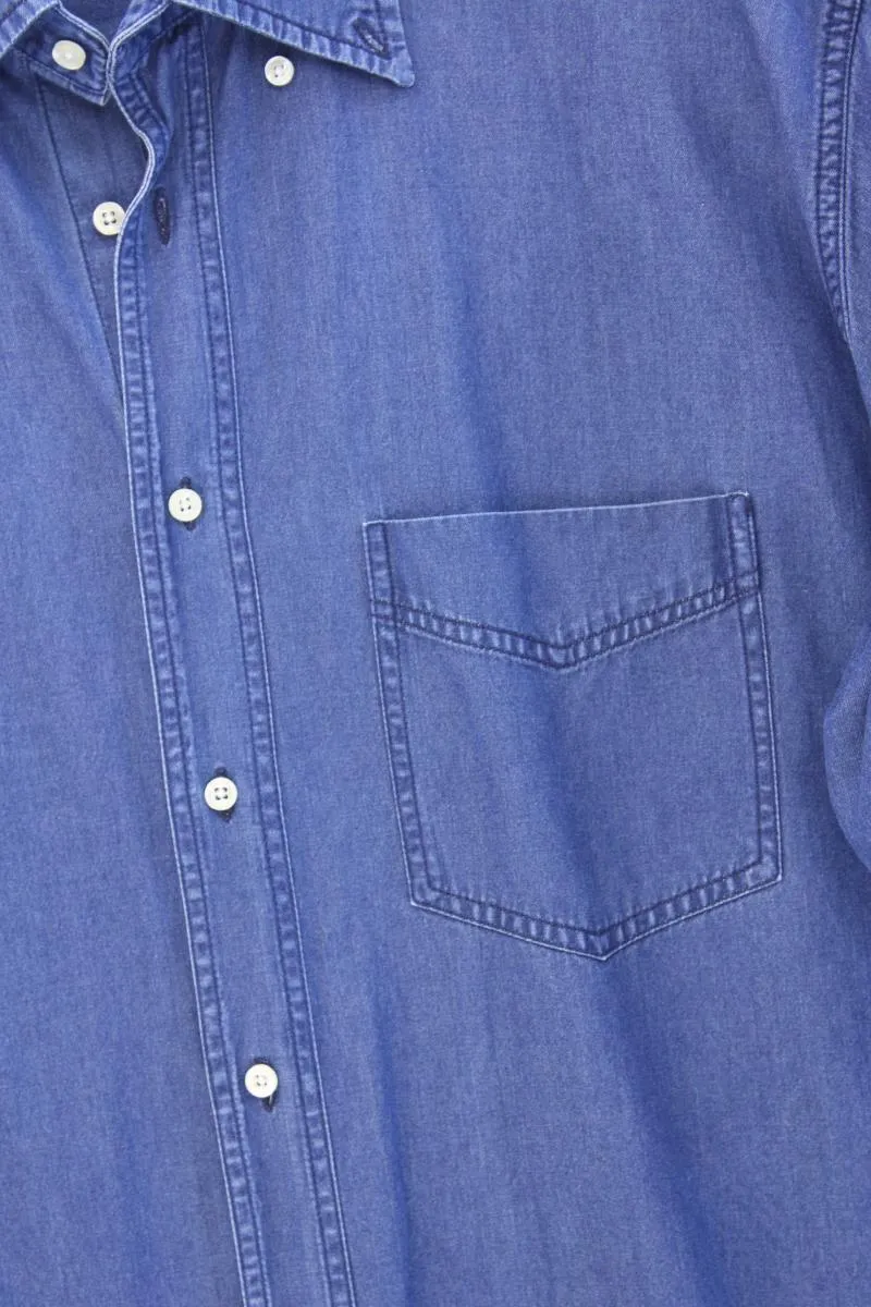 McNeal Jeanshemd für Herren Gr. XL neuwertig Kurzarm blau aus Baumwolle
