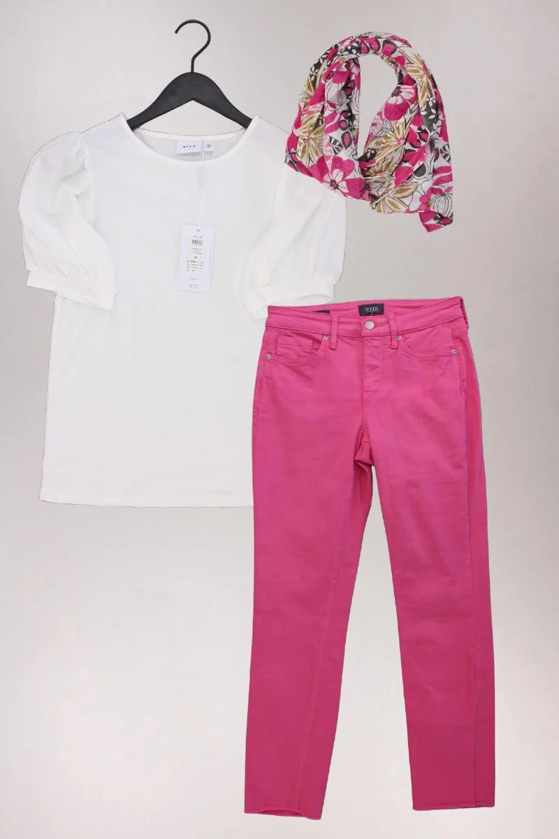 Second Hand Outfit Größe XS mit Vila T-Shirt in Gr. XS und Tuch