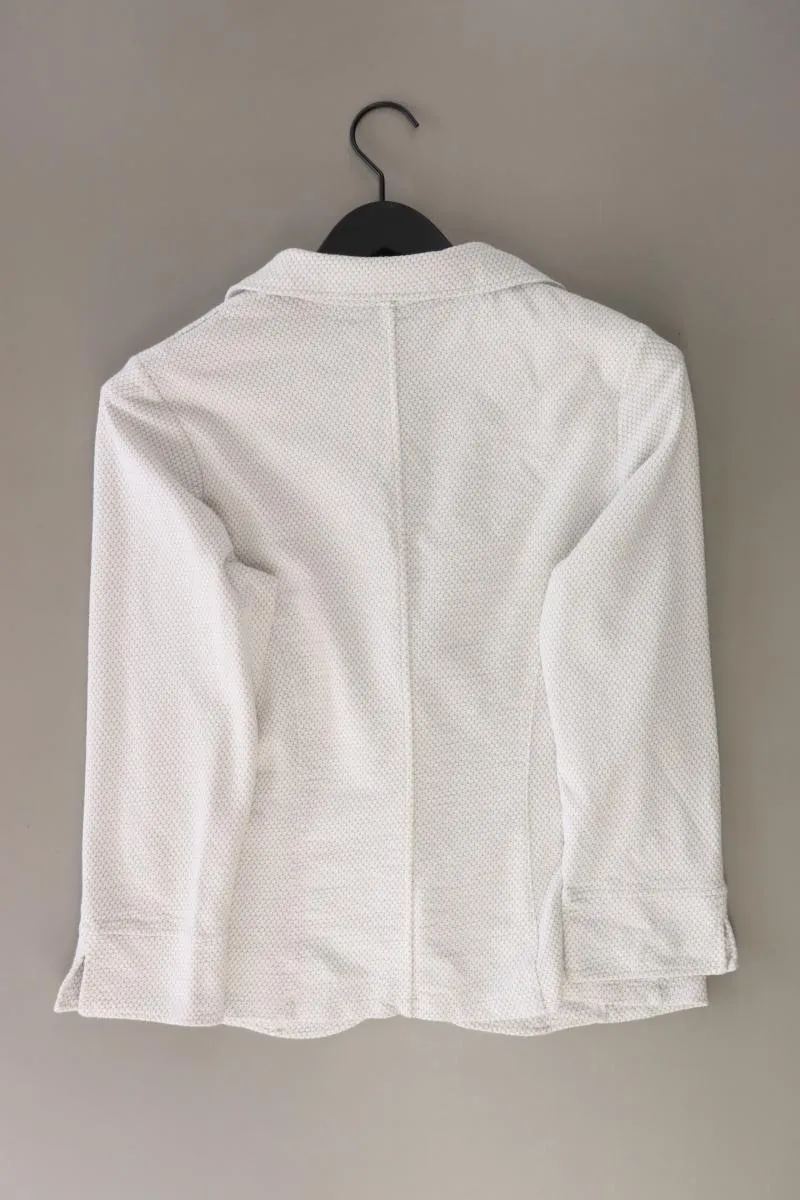 Zero Regular Blazer Gr. 38 creme aus Baumwolle