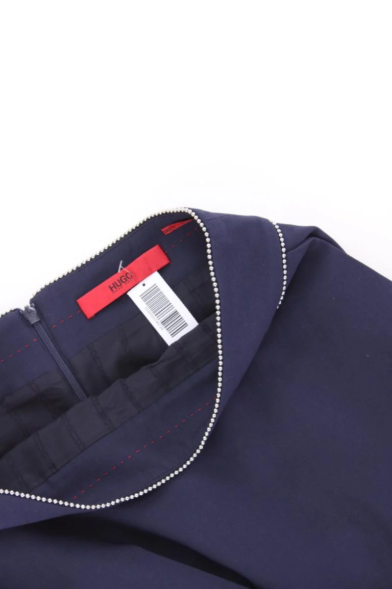 Hugo Boss Bleistiftrock Gr. 34 neuwertig blau aus Polyester