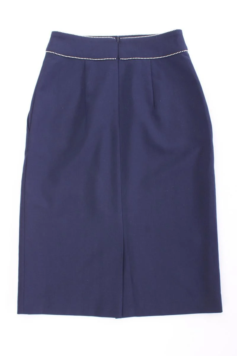 Hugo Boss Bleistiftrock Gr. 34 neuwertig blau aus Polyester
