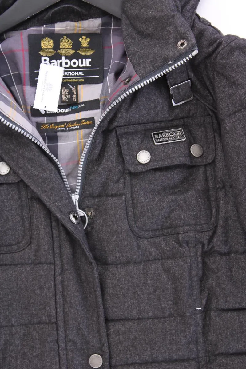 Barbour Wintermantel Gr. 38 grau aus Polyester
