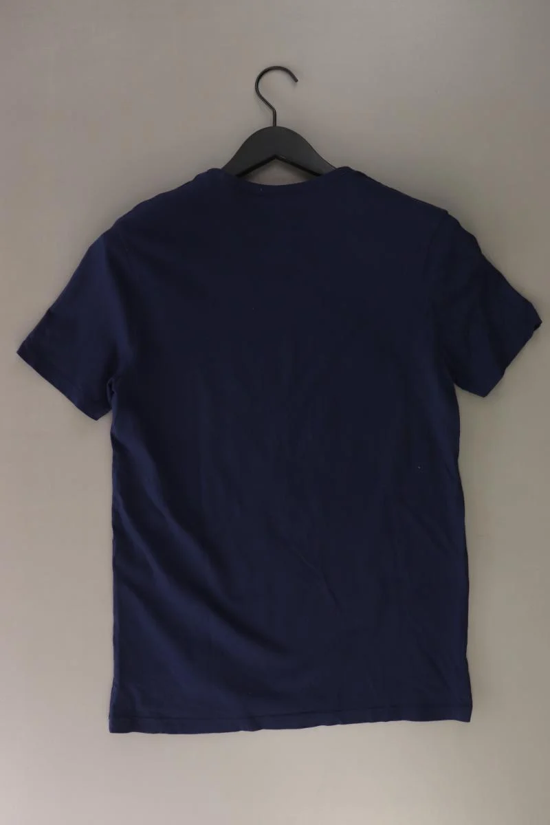 Tom Tailor Printshirt für Herren Gr. S Kurzarm blau