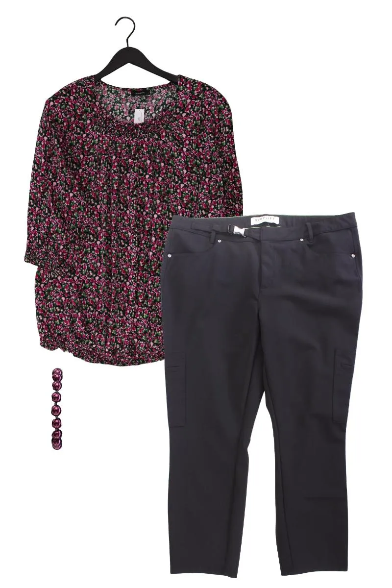 Second Hand Outfit Größe XXL mit Zizzi Regular Bluse in Gr. 50/52 und Armband