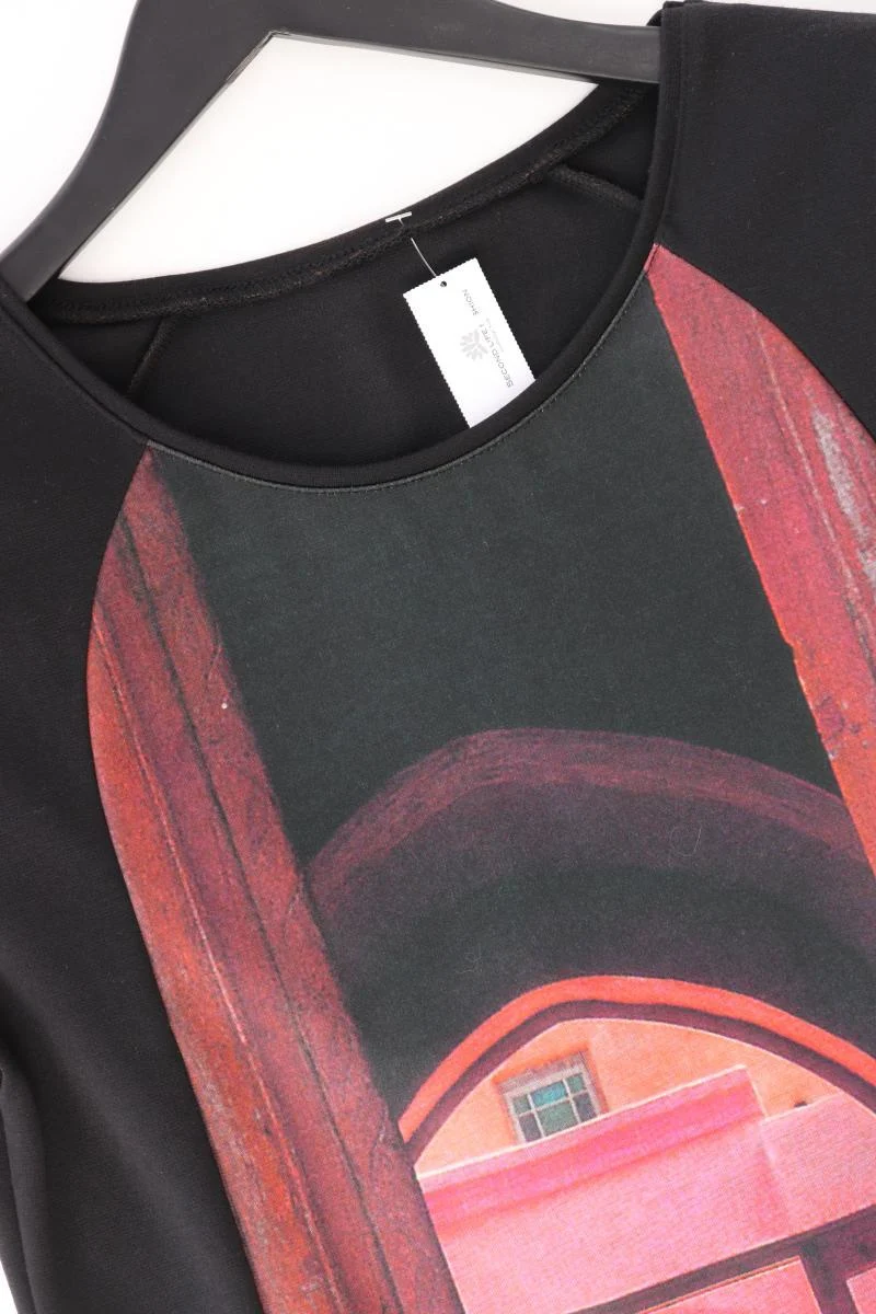 Desigual Kurzarmkleid Gr. XL schwarz aus Polyester
