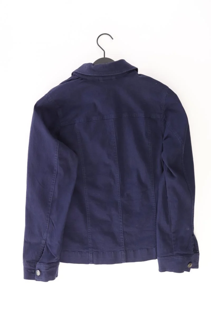 sheego Übergangsjacke Gr. 44 blau aus Baumwolle