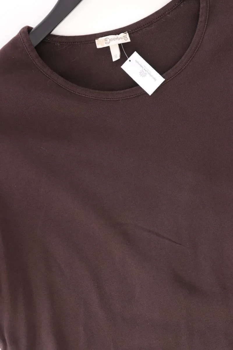 Deerberg T-Shirt Gr. XL Kurzarm braun aus Baumwolle