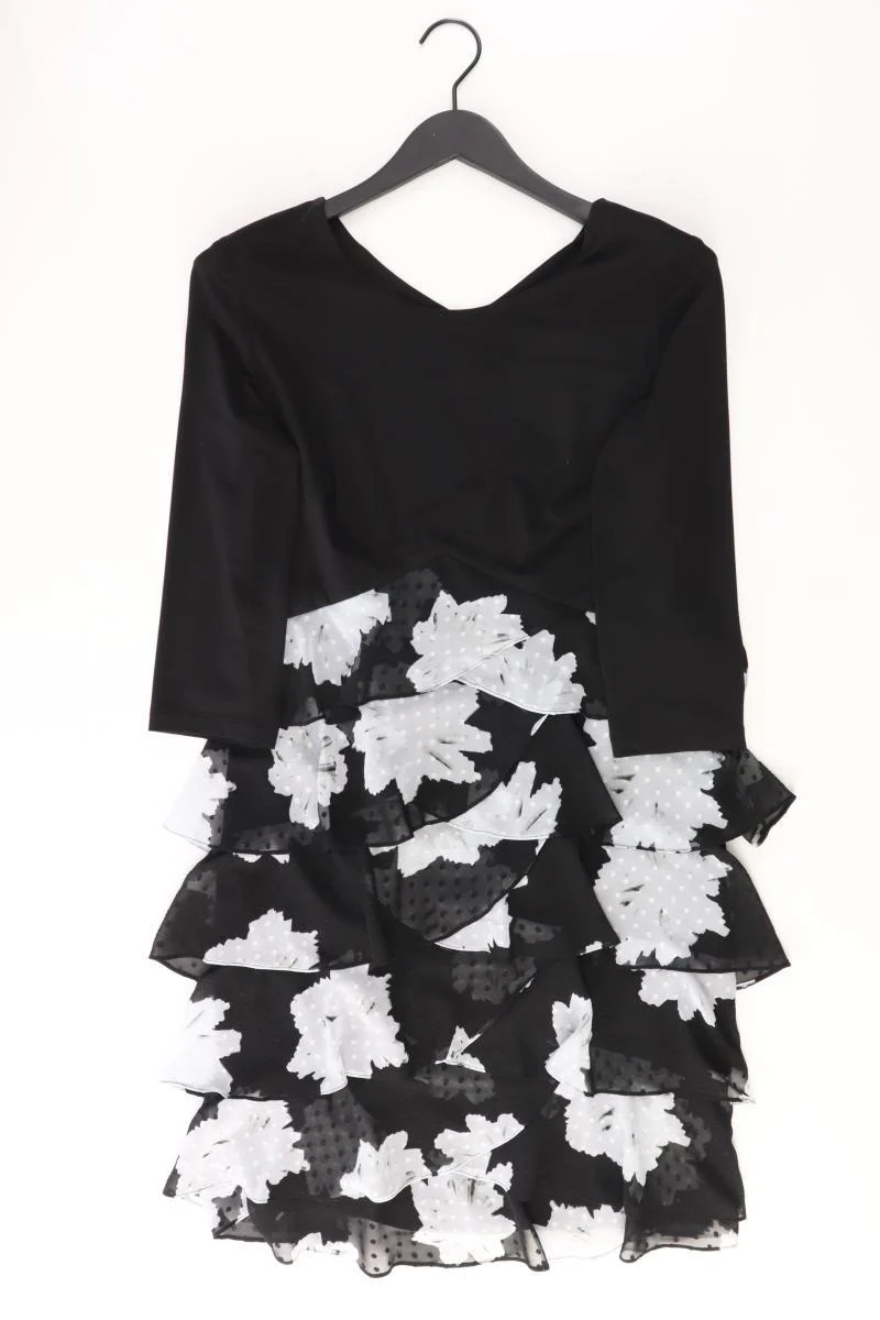Alba Moda Abendkleid Gr. M 3/4 Ärmel schwarz aus Polyester
