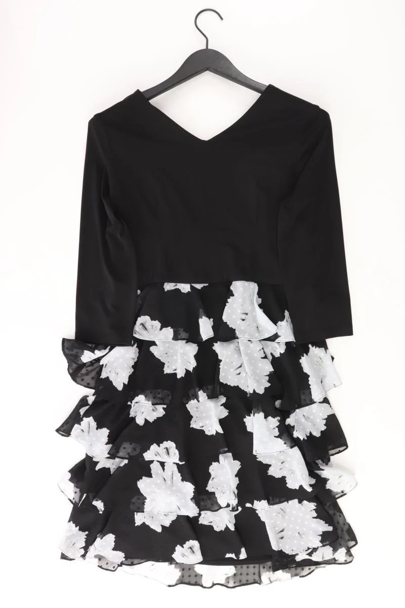 Alba Moda Abendkleid Gr. M 3/4 Ärmel schwarz aus Polyester