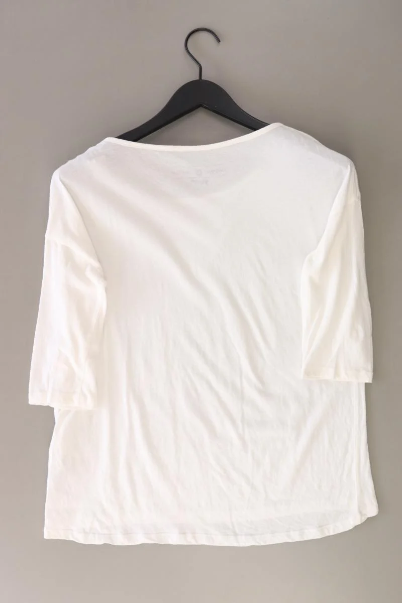 Tom Tailor Printshirt Gr. L 3/4 Ärmel weiß aus Baumwolle