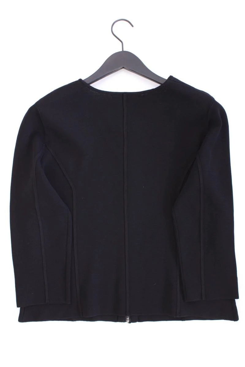 Manguun Classic Cardigan Gr. 44 neuwertig 3/4 Ärmel schwarz aus Viskose