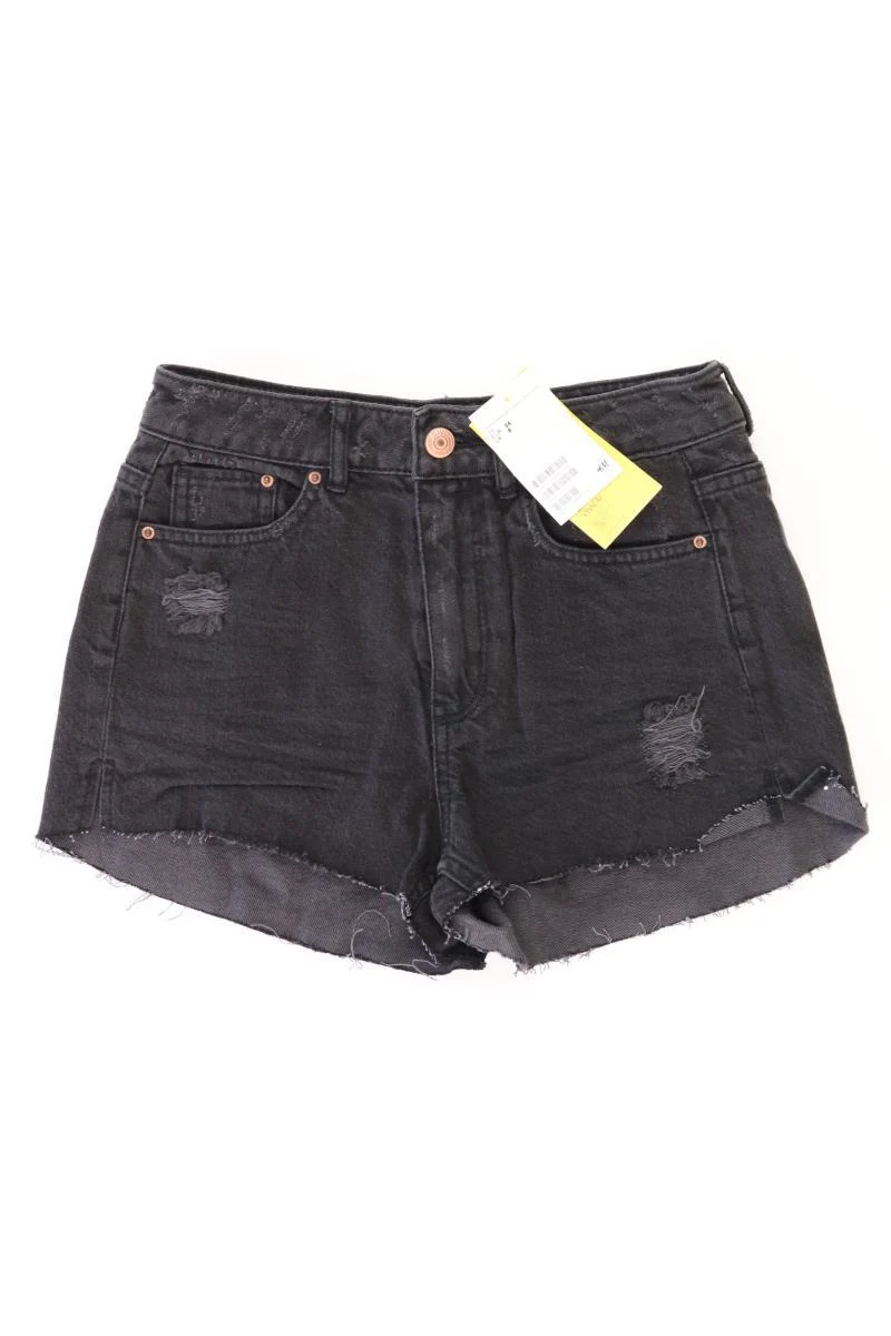 H&M Shorts Gr. 34 neu mit Etikett schwarz aus Baumwolle