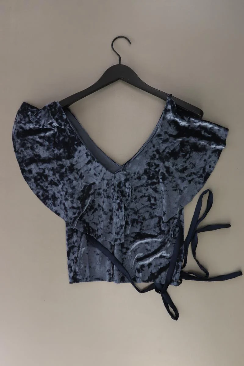 Zara Samttop Gr. S blau